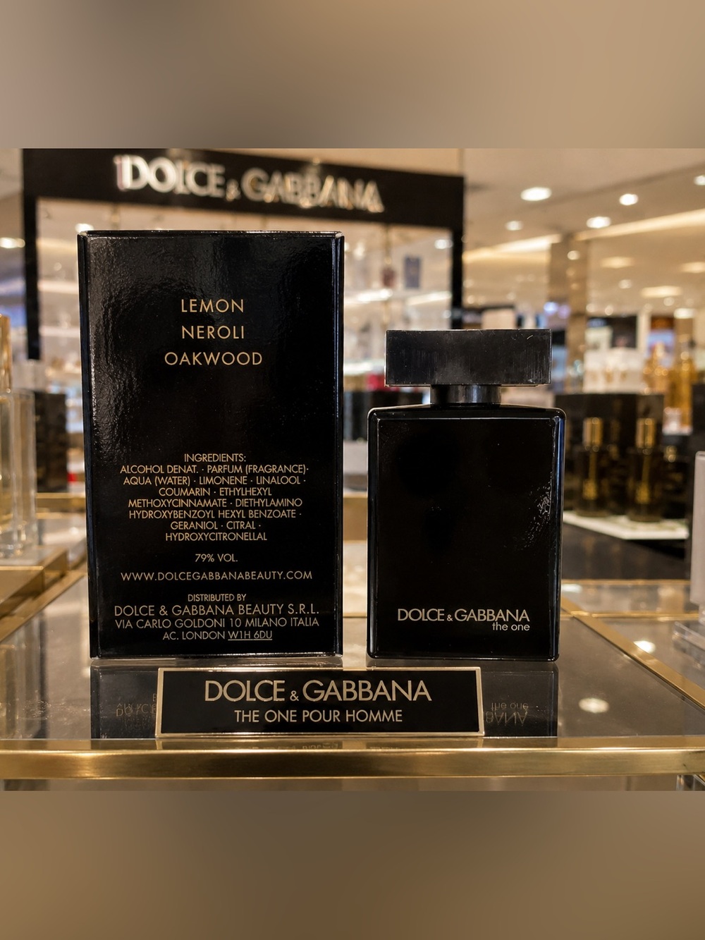 Dolce & Gabbana The One Pour Homme Black Bottle